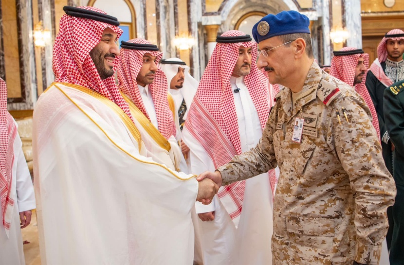 ولي العهد يستقبل الأمراء والعلماء وكبار المسؤولين بمناسبة عيد الفطر