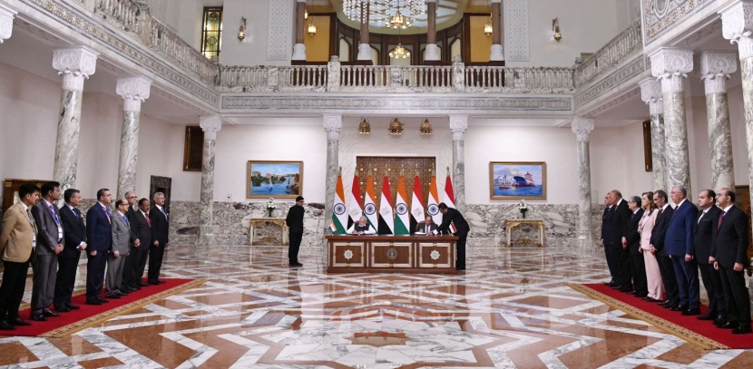 مصر والهند ترفعان مستوى العلاقات إلى الشراكة الاستراتيجية