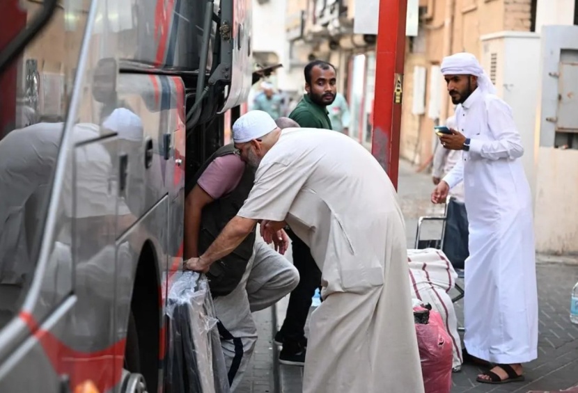 حجاج بيت الله الحرام يغادرون مكة المكرمة بعد اتمام مناسك الحج