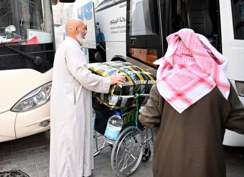 حجاج بيت الله الحرام يغادرون مكة المكرمة بعد اتمام مناسك الحج