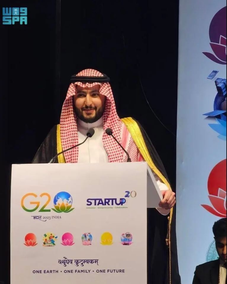 الأمير فهد بن منصور يرأس وفد المملكة بالمجموعة الرسمية للشركات الناشئة في مجموعة العشرين
