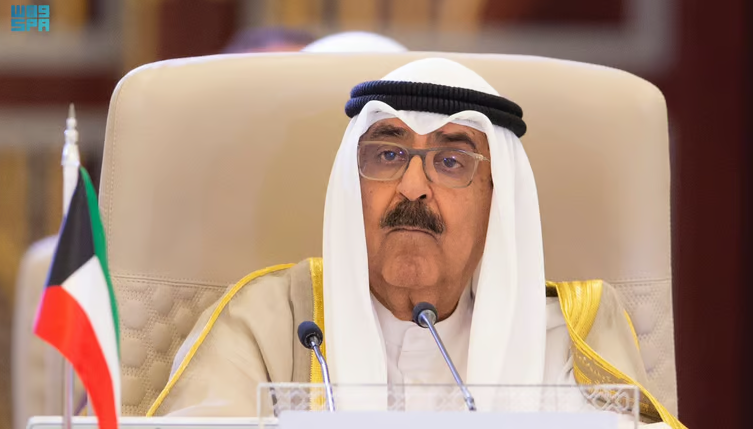 إعلان ولي عهد الكويت الشيخ مشعل الأحمد الصباح أميرا للبلاد