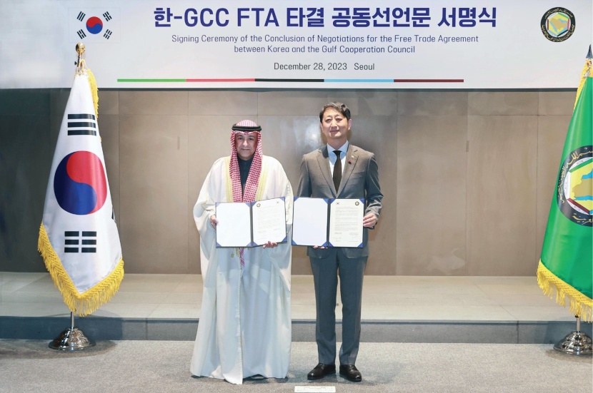 دول الخليج توقع اتفاقية تجارة حرة مع كوريا الجنوبية