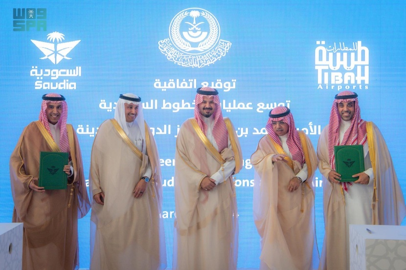 تدشين المرحلة الثانية لمشروع تطوير مطار الأمير محمد بن عبد العزيز الدولي في المدينة المنورة لاستيعاب 17 مليون مسافر بنهاية 2027