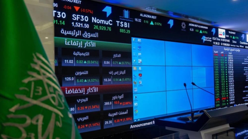 الأسهم السعودية تتلون بالأخضر جلستين