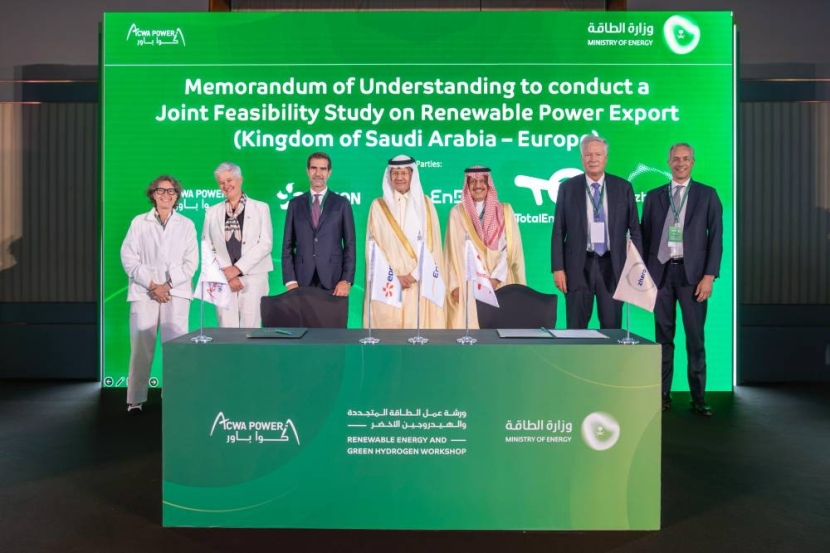 أكوا باور السعودية توقع اتفاقيات مع شركاء دوليين لتصدير الهيدروجين الأخضر إلى أوروبا