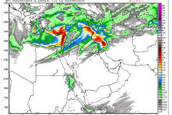 أمطار متوقعة على 5 مناطق سعودية