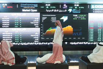 10 % مكاسب سوق الأسهم السعودية في 2013