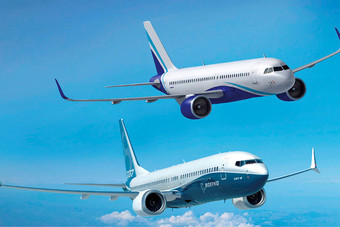مبيعات "بوينج" لا تزال أقل من مبيعات "ايرباص" بسبب أزمة الطائرة 737 ماكس