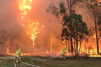 استمرار حرائق الغابات في استراليا
