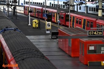 إلغاء 80 % من خدمات القطارات في بريطانيا بسبب الإضراب عن العمل