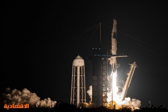  انطلاق صاروخ سبيس إكس لنقل 4 رواد فضاء إلى محطة الفضاء الدولية  