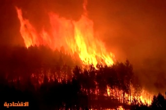إجلاء المئات إثر حريق غابات في إسبانيا