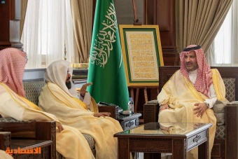 أمير المدينة المنورة يطلع على أعمال ومبادرات الرئاسة العامة لشؤون المسجد النبوي