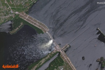 روسيا : انهيار سد نوفا كاخوفكا والمياه تغمر المنطقة