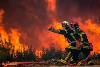 أوروبا ترسل 500 إطفائي لإخماد حرائق اليونان