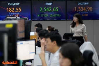 الأسهم الآسيوية تتراجع مقتفية أثر "وول ستريت"