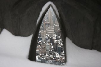أول تساقط للثلوج منذ أكثر من 700 يوم في مانهاتن